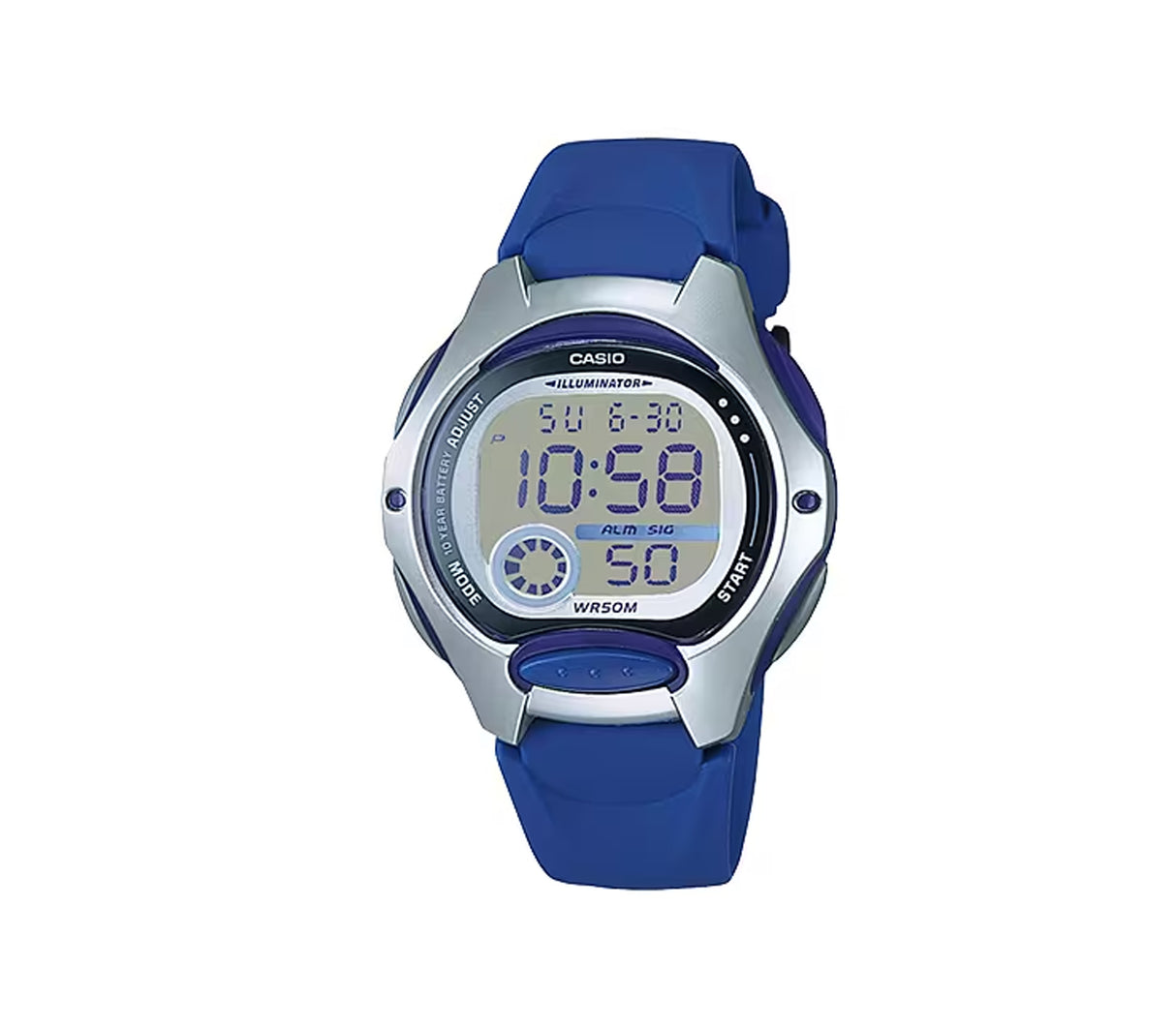 Reloj Niño Casio Digital Negro Cronómetro Alarma