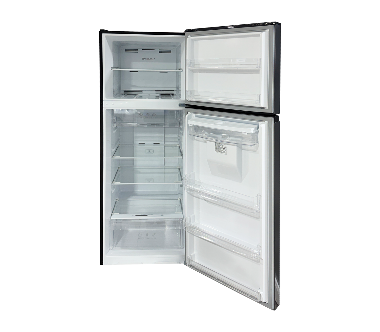 Nevera Top Mount 17.5 pies sin escarcha con dispensador gris Royal