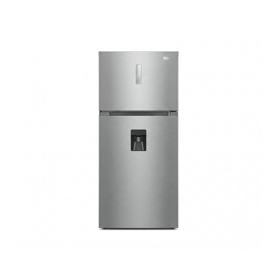 Nevera Top Mount 17.5 pies sin escarcha con dispensador gris Royal