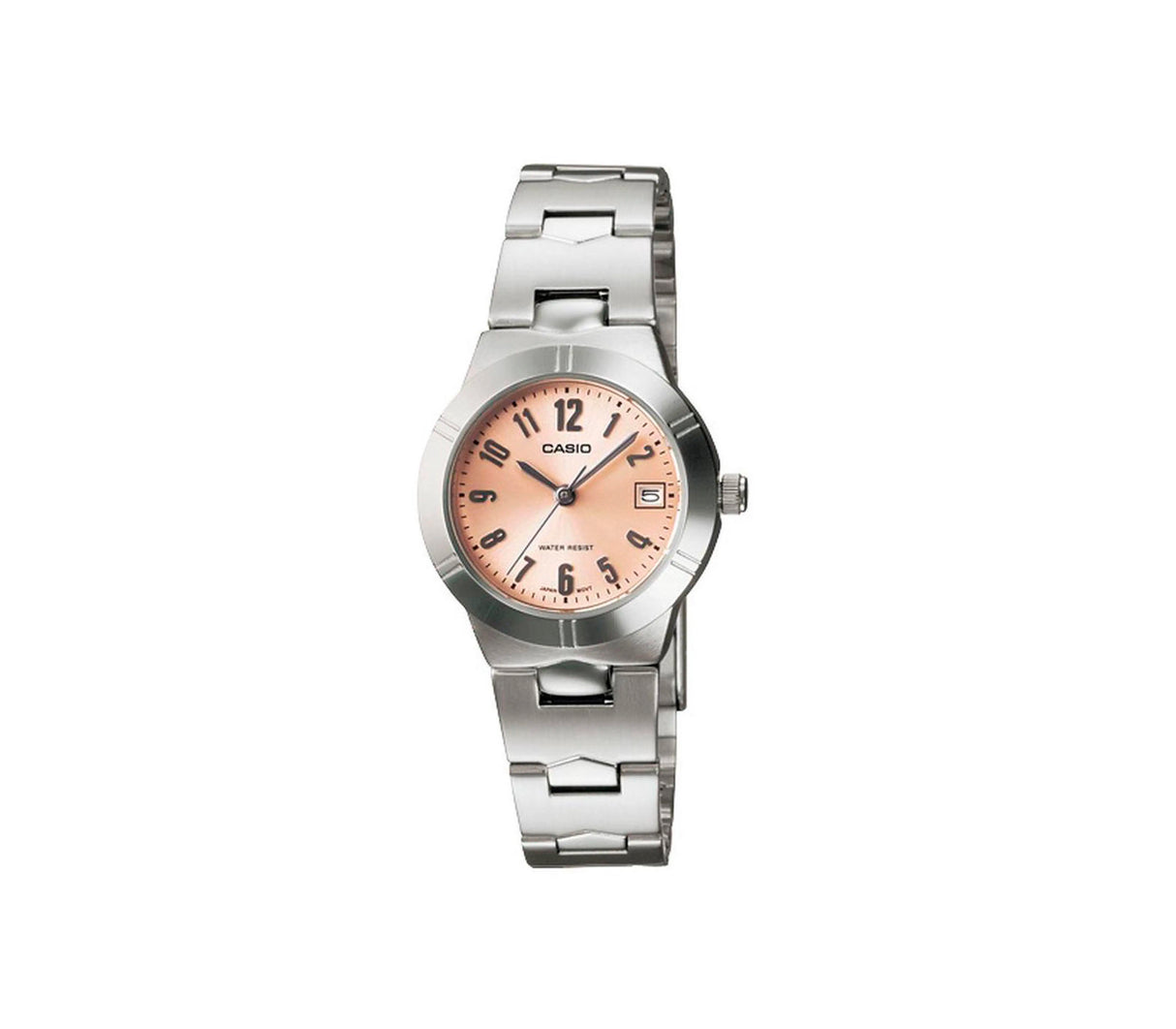 Reloj análogo casual correa acero inoxidable Rose Gold Casio