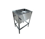 Reverbero a gas 1 hornilla con tapa brisa Baldirio