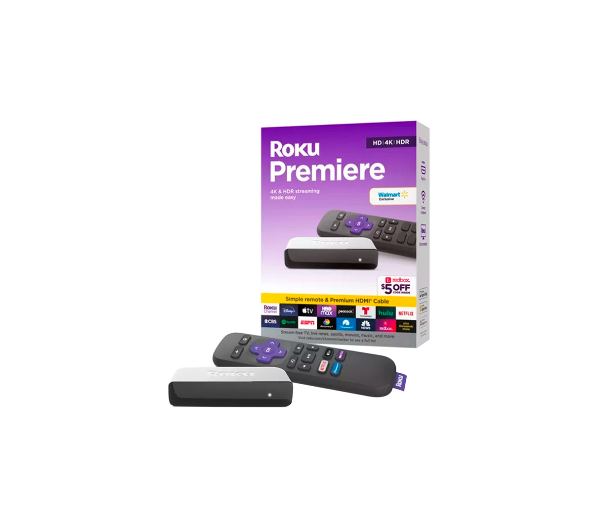 Roku Premiere HD 4K Streaming Media Player