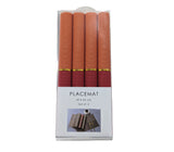 Set mantel individual bicolor 30x46cm 4 piezas PVC/Polyester Sky Home