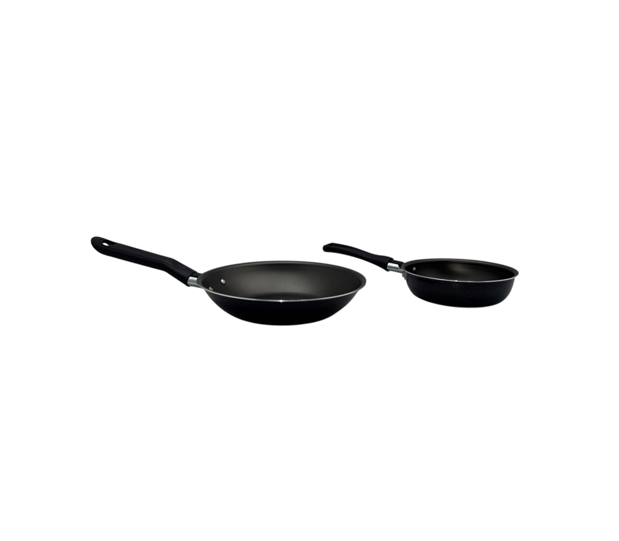 Set de sartenes 14cm-18cm ebony negro Brinox