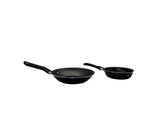 Set de sartenes 14cm-18cm ebony negro Brinox