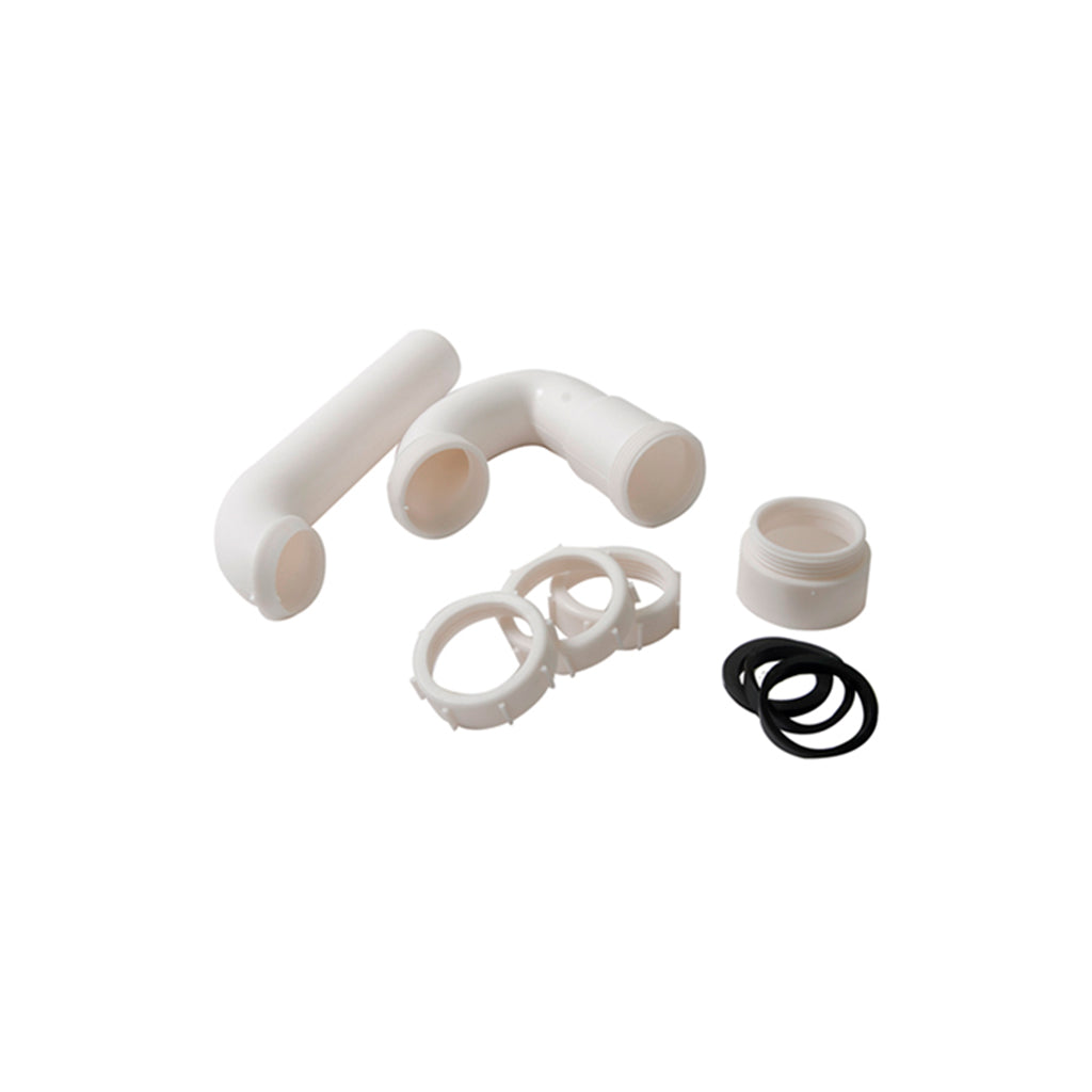 Sifón con adaptador plástico PVC 1-1/2" Fermetal