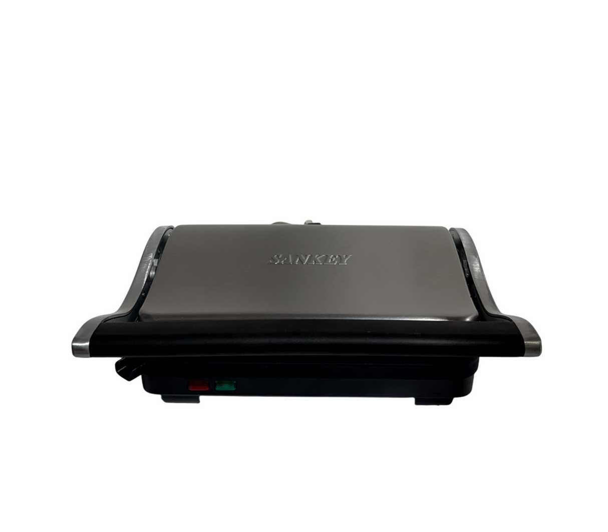 Sandwichera panini grill 1000 W plata y negro Sankey