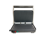 Sandwichera panini grill 1000 W plata y negro Sankey