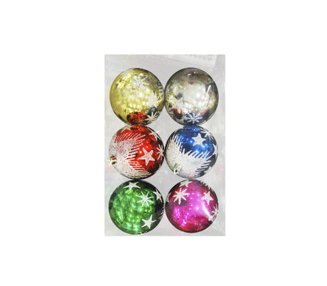Set 6 Bambalinas C/Estrella Multicolor Powerfik
