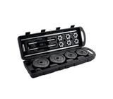 Set de Mancuernas Barra Larga 50kg con maleta K6