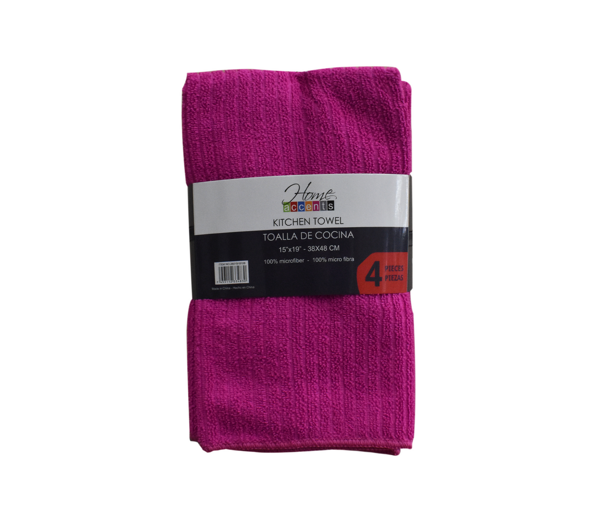 Set pañitos de cocina 4 Pzas unicolor Home Accents