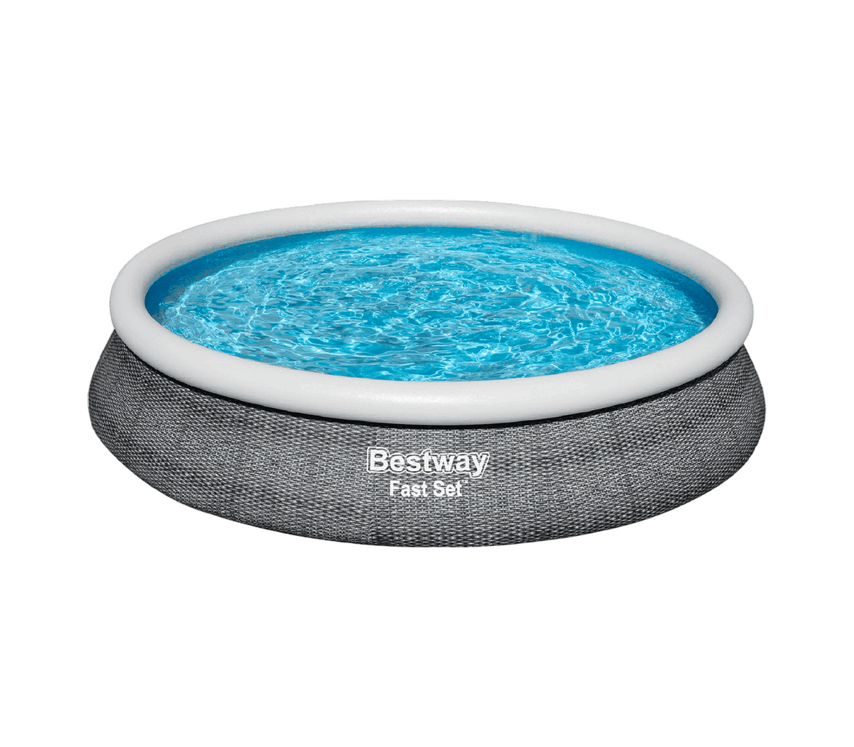 Set piscina inflable redonda fast set 4.57m x 84 cm y bomba de filtrado Bestway