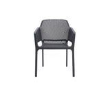 Silla plástica modelo Mónaco negra Alfa Cocina