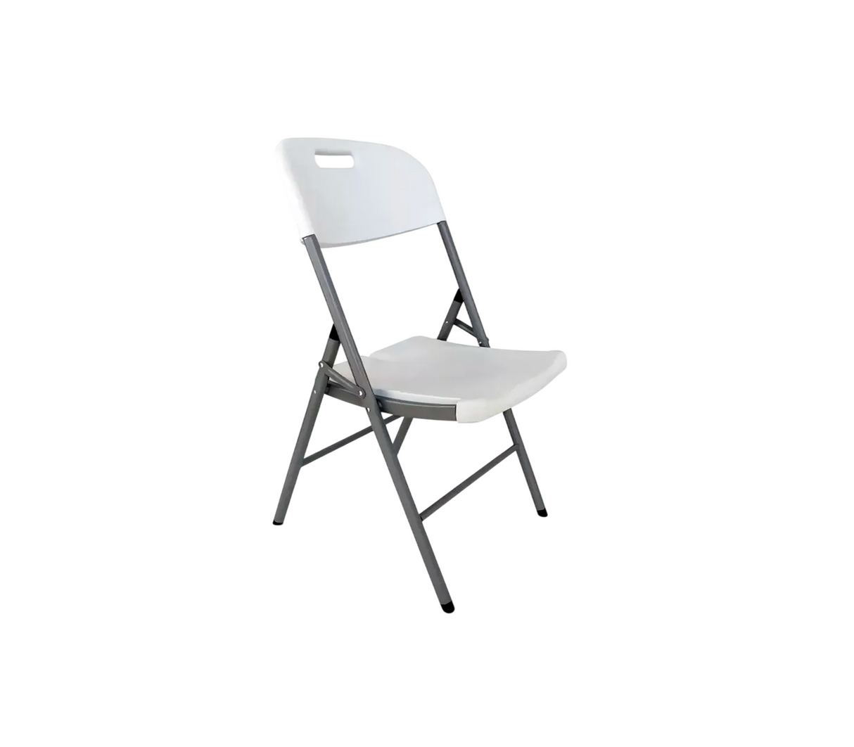 Silla plegable blanca Y56  Powerfik