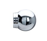 Soporte terminal de tipo esfera cromada 25mm Tauro