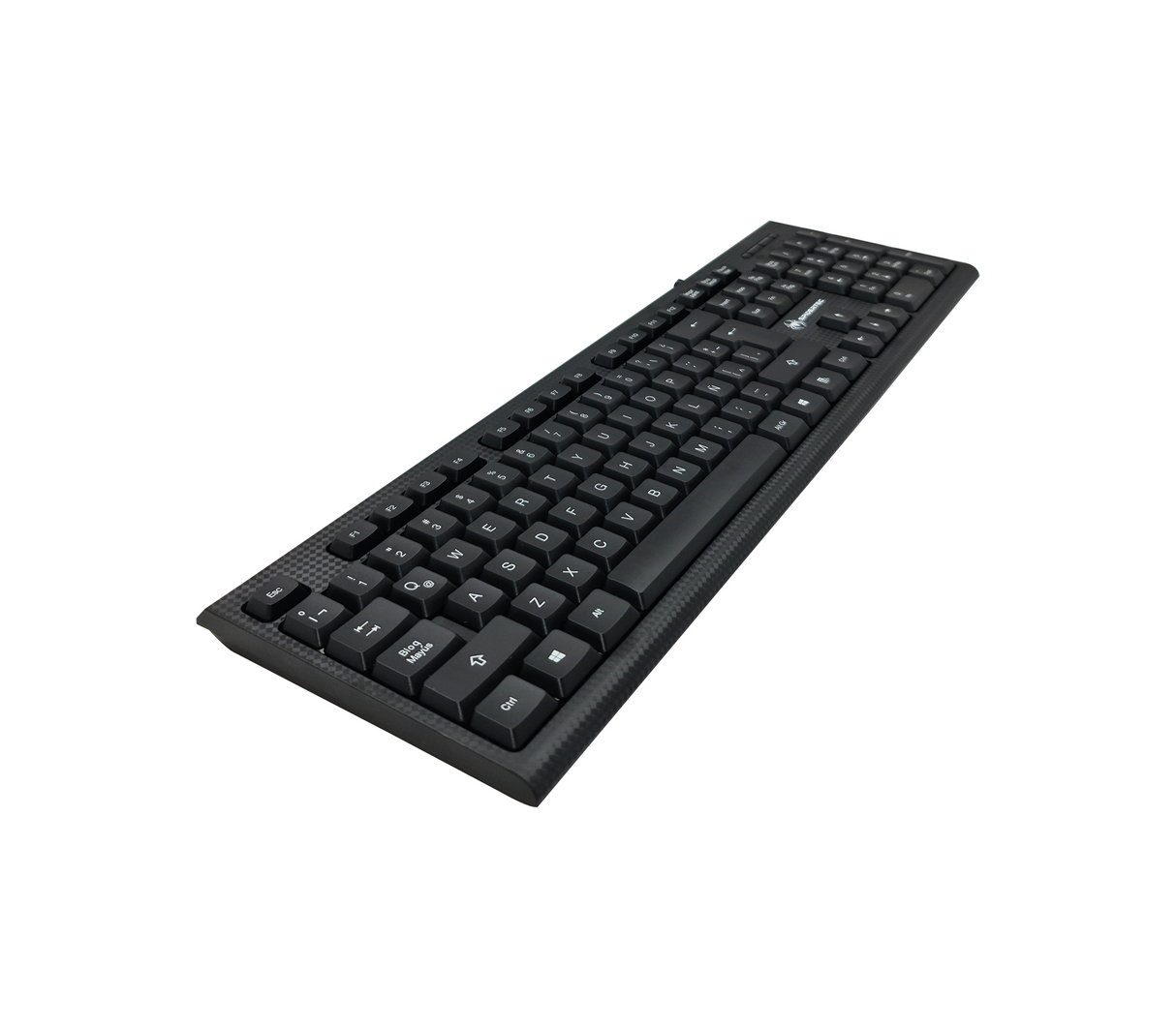 Teclado alámbrico USB 102 teclas ld-618 black Spidertec