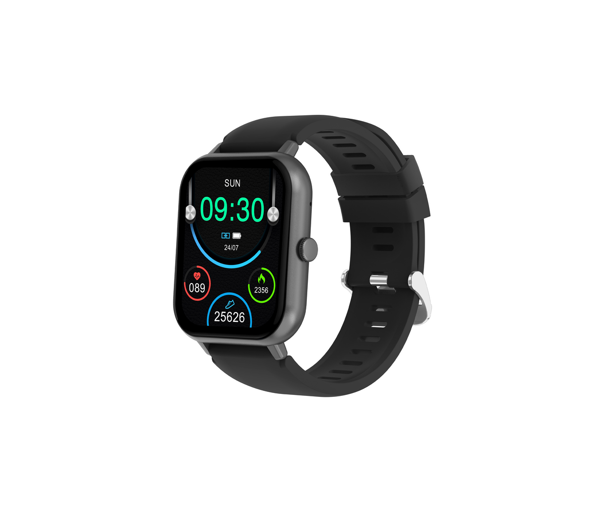 Reloj inteligente Smart Watch Tky-Zl54cj Negro Powerfik