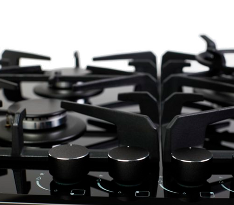 Tope de cocina a gas Toscana Pro 4h 60cm negro Drija