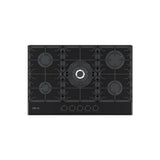 Tope de cocina a gas vitro Toscana Pro-B 5 hornillas 76cm negro Drija