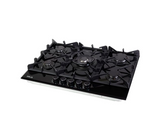 Tope de cocina a gas vitro Toscana 5h 76cm negro Drija