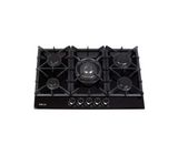 Tope de cocina a gas vitro Toscana 5h 76cm negro Drija