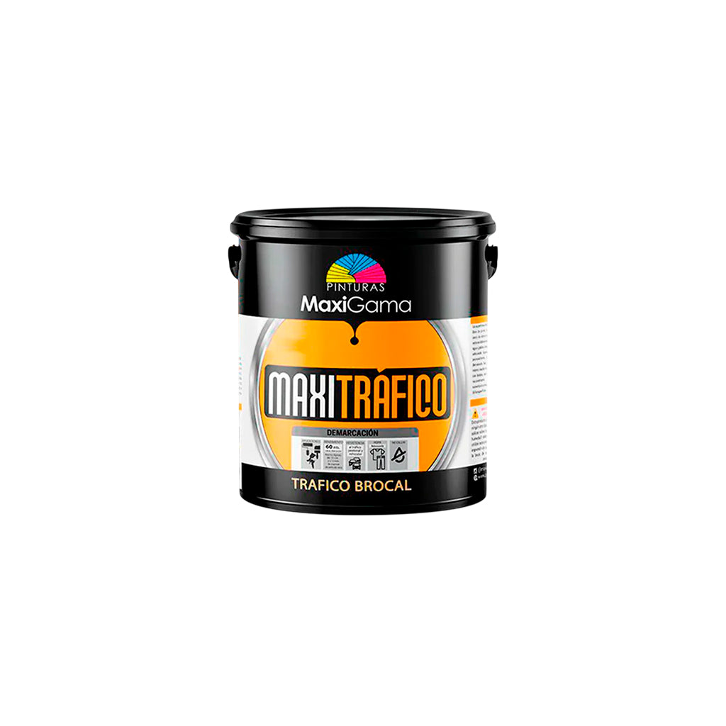 Pintura a base de solvente MaxiTráfico Brocal con perla Ext Maxigama