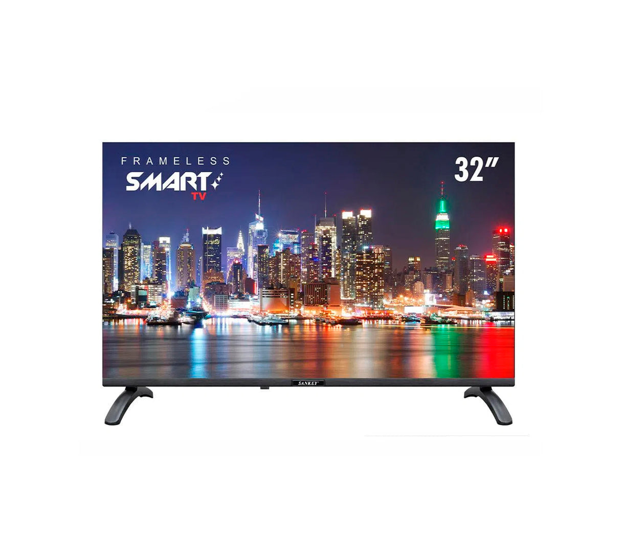 Tv 32" smart ultradelgado sin marco con bluetooth Sankey