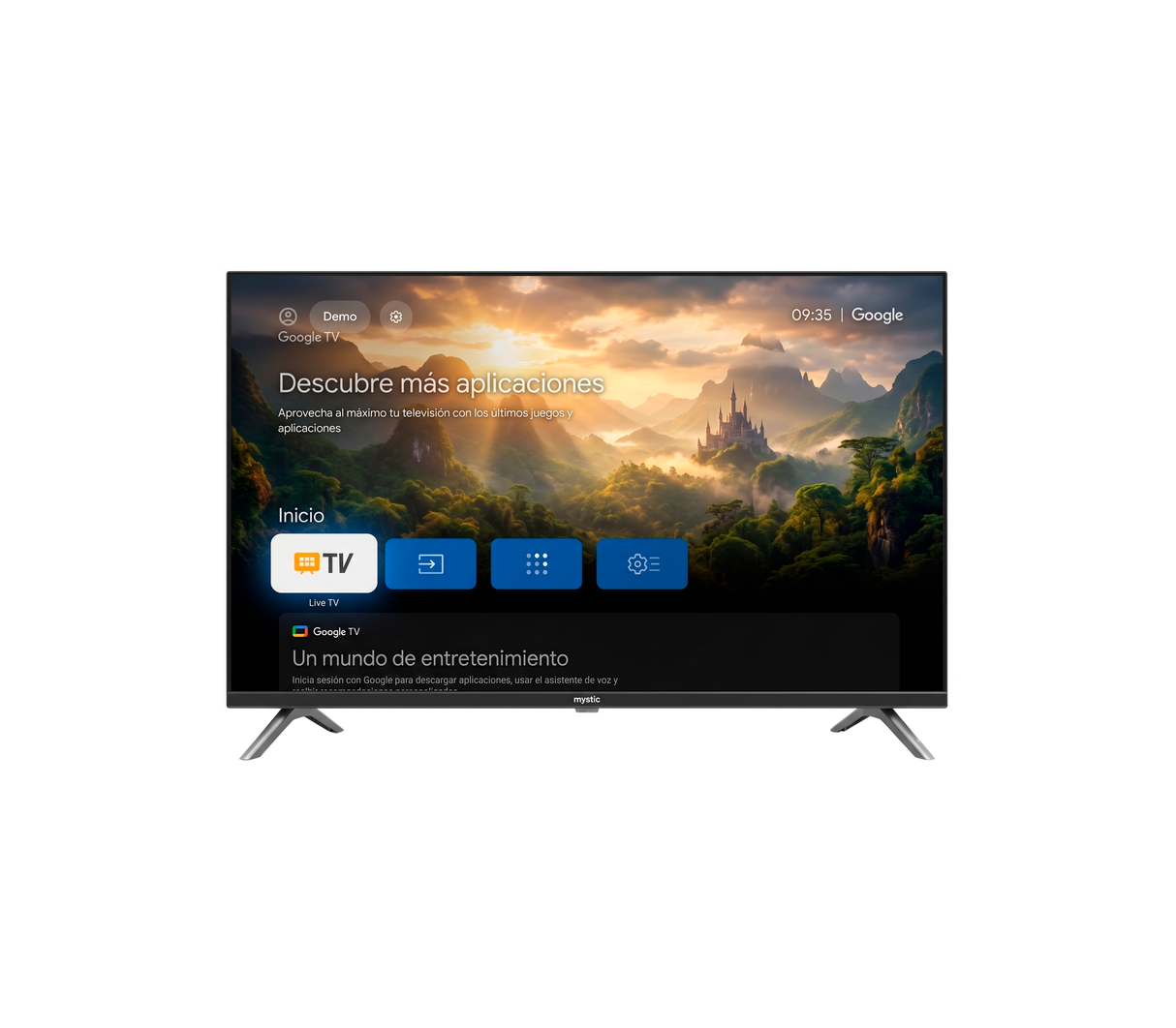 Smart TV 40" Full HD Google TV Mystic
