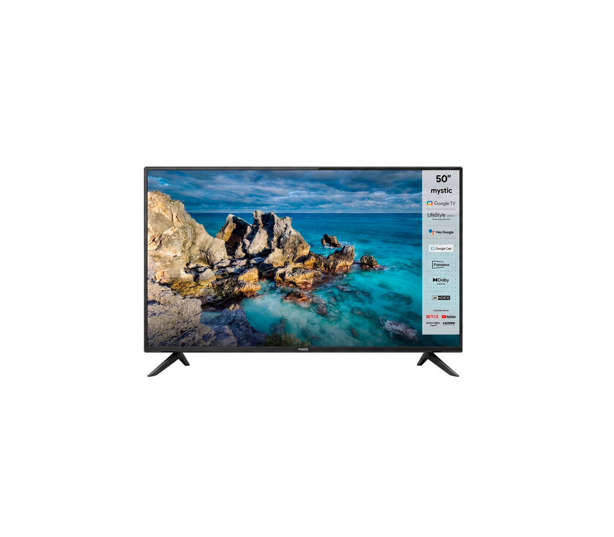 TV 50" UHD Google TV Mystic