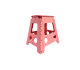 Taburete de peldaños tipo cúpula 29x22x39cm rosado EN14183 Powerfik