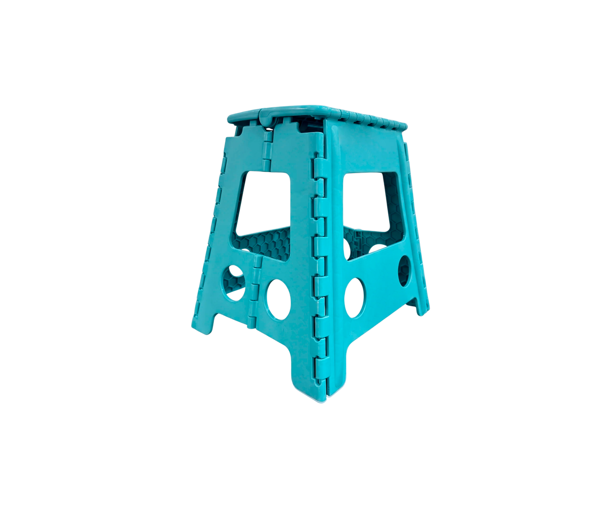 Taburete de peldaños tipo cúpula 29x22x39cm verde EN14183 Powerfik