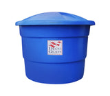 Tanque tipo vaso cónico 5000 litros azul Deco Glass