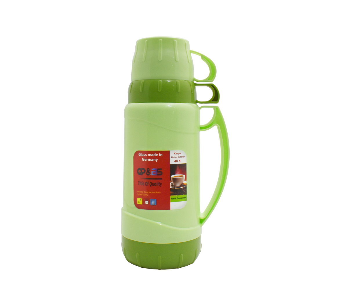 Termo de café 1 litros plástico verde QP & BS