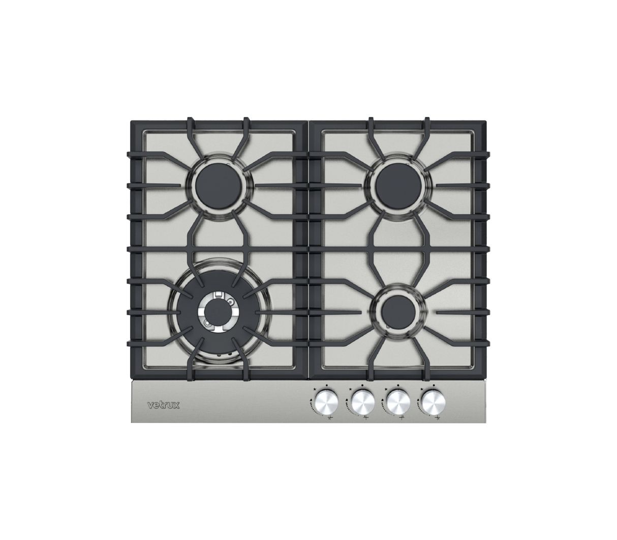 Tope de cocina a gas  4h 60cm (24") Nova Pro acero Vetrux