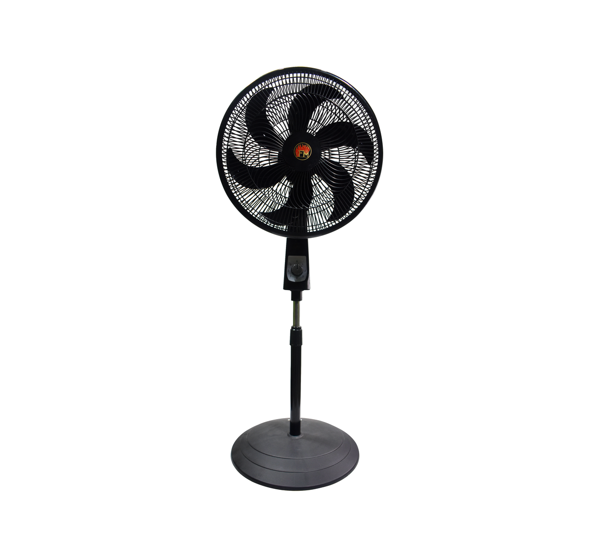 VENTILADOR 18" DE PEDESTAL 6 ASPA PLASTICA NEGRO FM