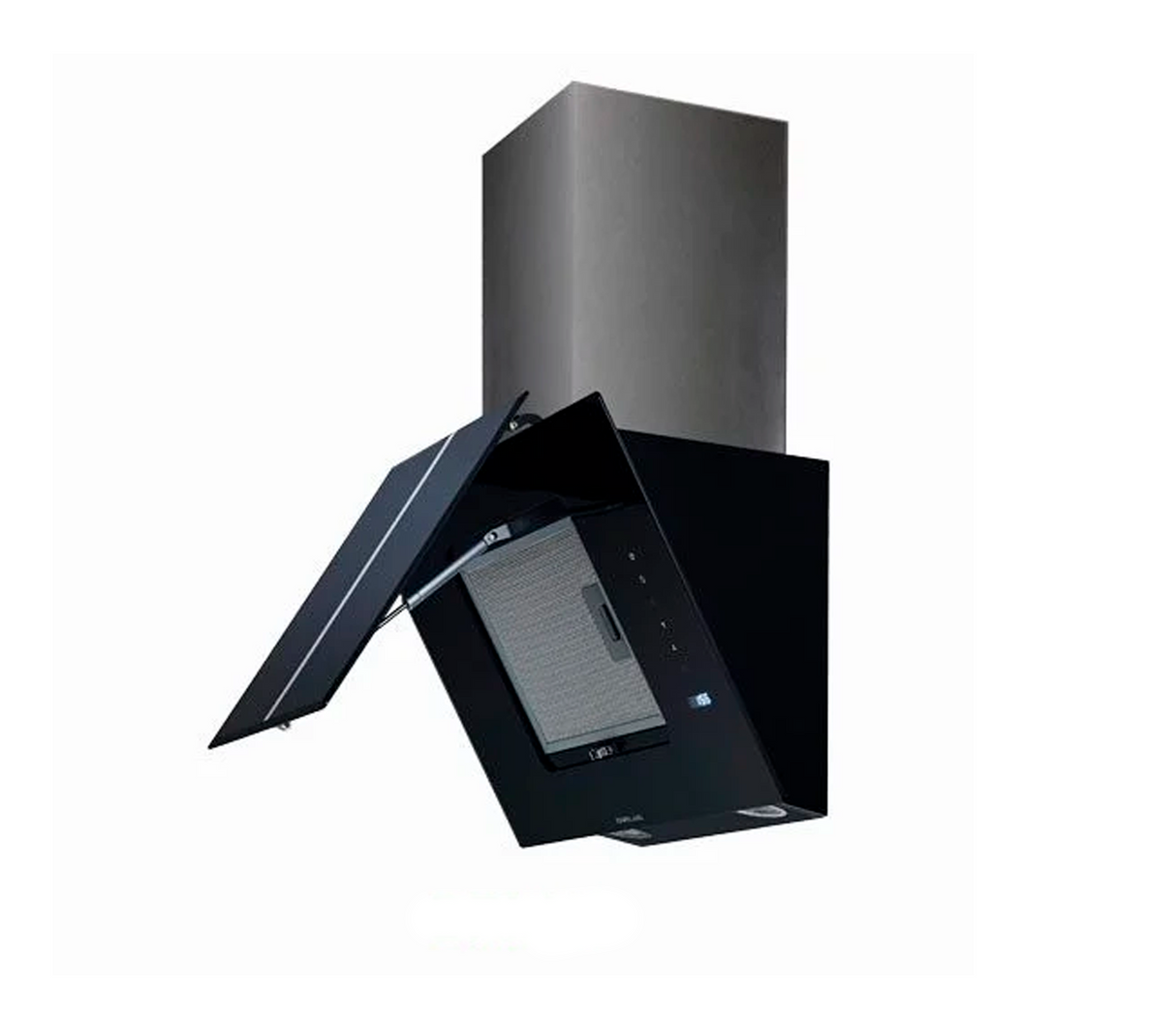 Campana vetro 90cm (36") 3 vel 110-120V negro Drija