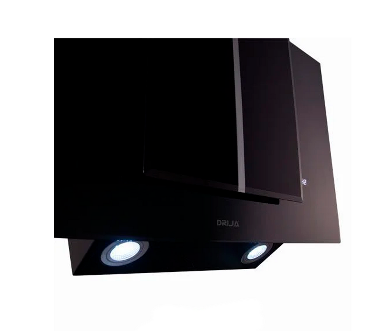 Campana vetro 90cm (36") 3 vel 110-120V negro Drija
