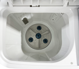 Lavadora Semiautomática C/bomba 9kg Tres Fuerzas Acero Inox Mystic