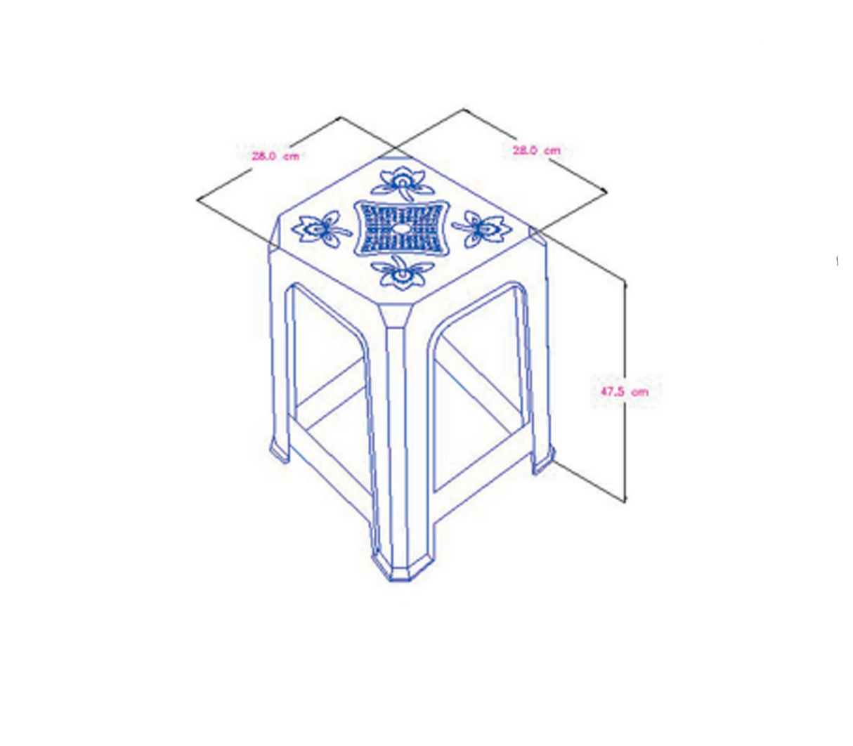 Banqueta floral Moserplas