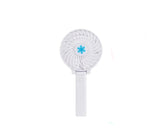Mini ventilador de mano Portátil Recargable con Linterna Maxoferta