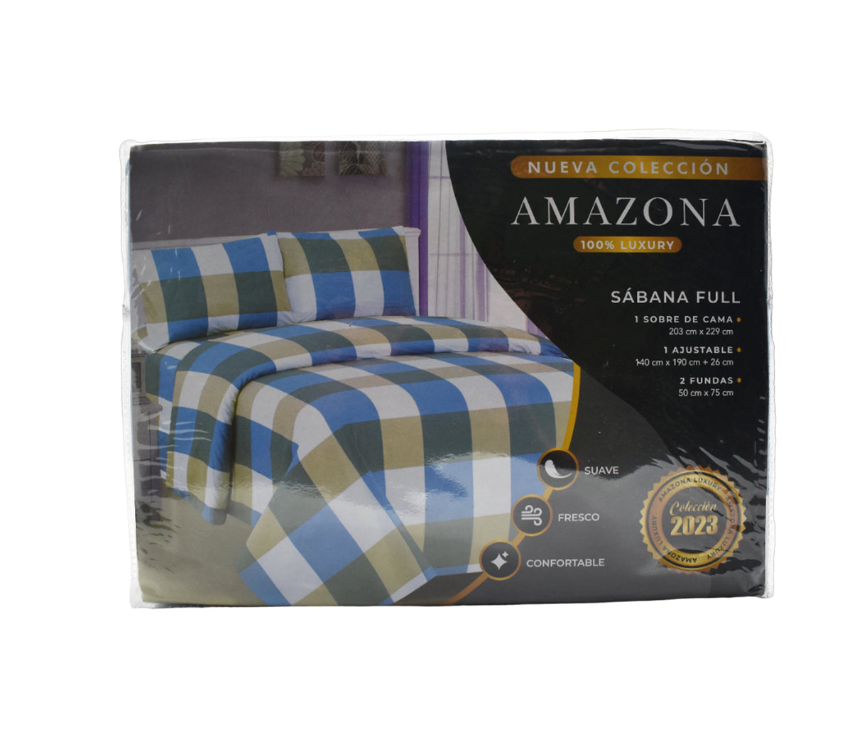 Juego de sábana matrimonial Amazon
