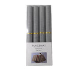 Set mantel individual unicolor 30x46cm 4 piezas PVC/Polyester Sky Home