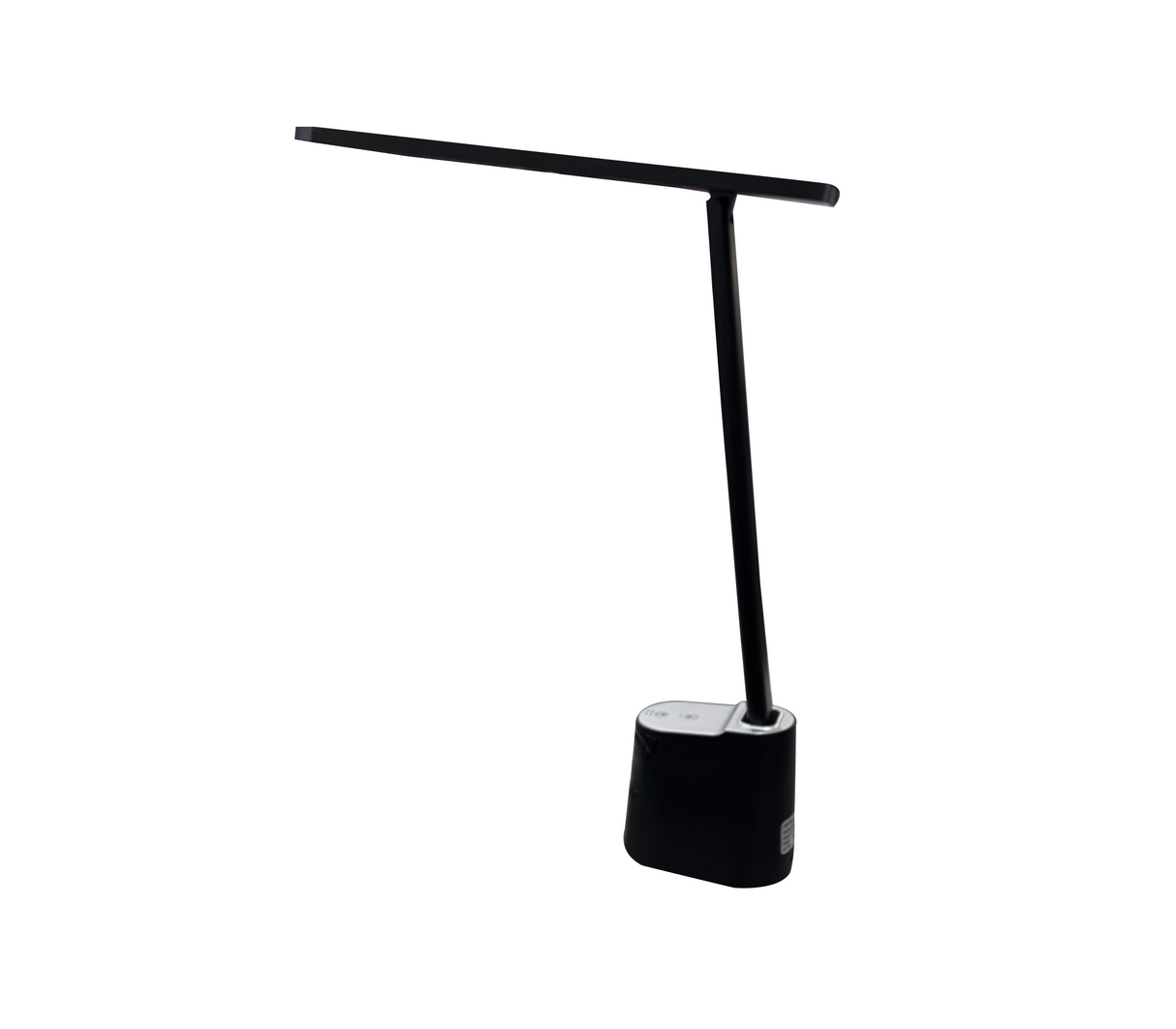 Lámpara LED de escritorio recargable ajustable negro Astra