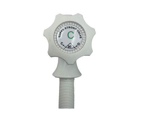 Llave para fregadero basic individual plástica Veracruz blanco Faguax