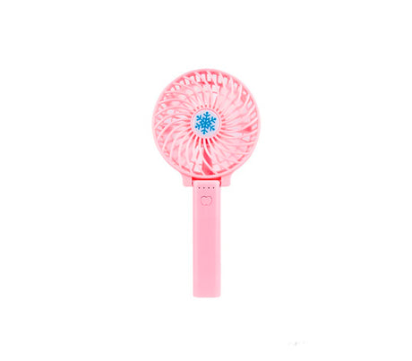 Mini ventilador de mano Portátil Recargable con Linterna Maxoferta