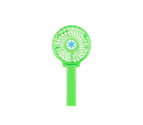 Mini ventilador de mano Portátil Recargable con Linterna Maxoferta