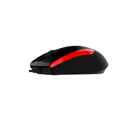 Mouse usb inal m521 2.4ghz black-red Delux