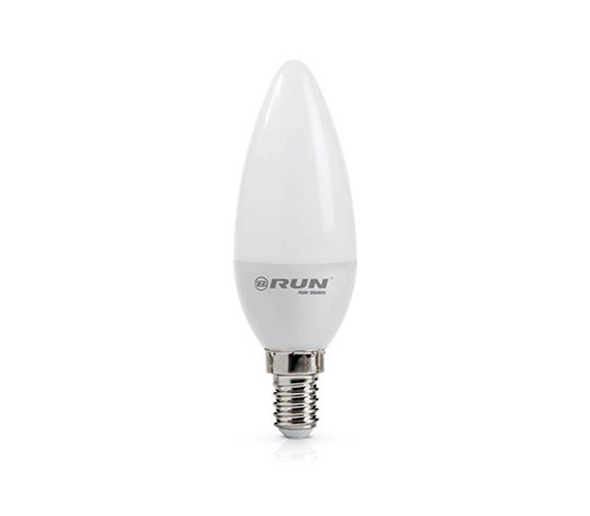 Bombillo LED tipo vela 7w e12 85-265v 6500k Run