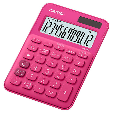 Calculadora de mesa en blíster MS-20UC-RD Casio