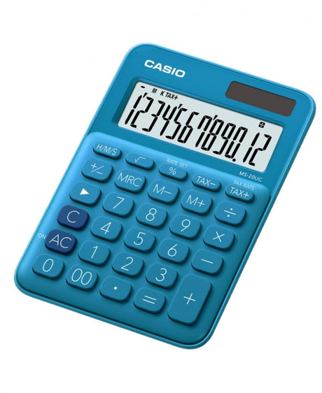 Calculadora de mesa en blíster MS-20UC-BU Casio